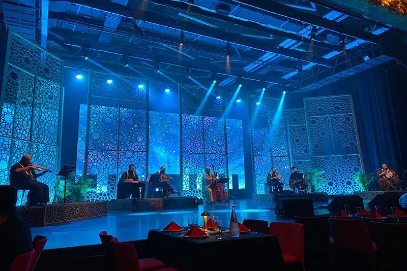 Live band close-up